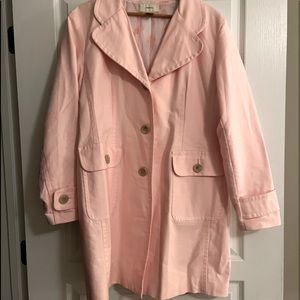 Pink Rain Coat -lined